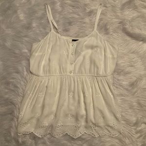 White TORRID tank size 1X NWT